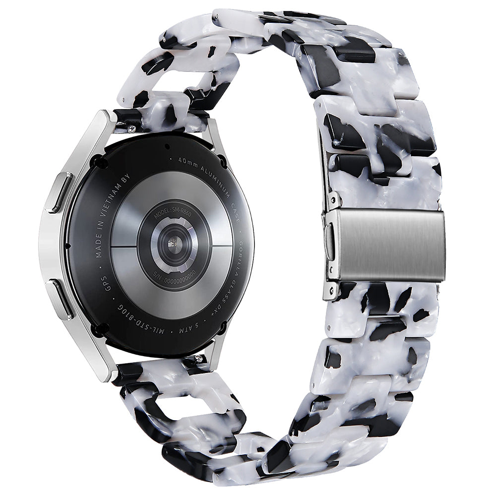 For TicWatch 2 / E / C2 (Black / Silver Dial) Watchband Resin D-Shape Bracelet Watch Strap - Rainbow For TicWatch 2 / E / C2 (Black / Silver Dial) Watchband Resin D-Shape Bracelet Watch Strap - Rainbow